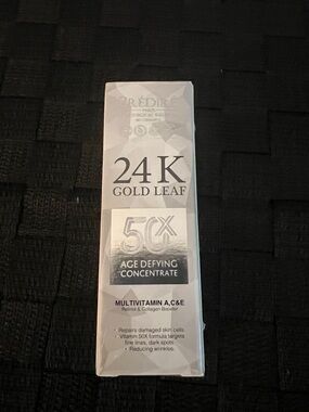 24K Gold Leaf 5X Age Defying Concentrate - Gold & White